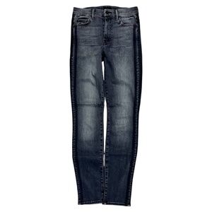 MOTHER Looker High Waisted Jeans in Miss Muddy Two Shoes Racer Zip Fly 26 EUC